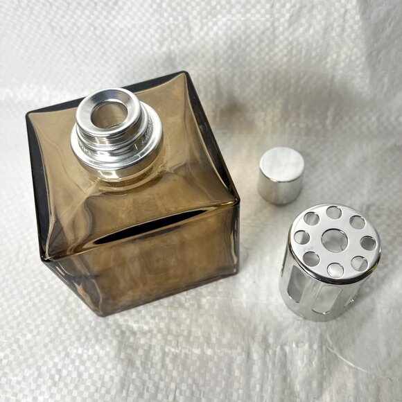 Lampe Berger Paris brown Glass Catalytic Home Fragrance Lamp 3" square - Picture 6 of 12
